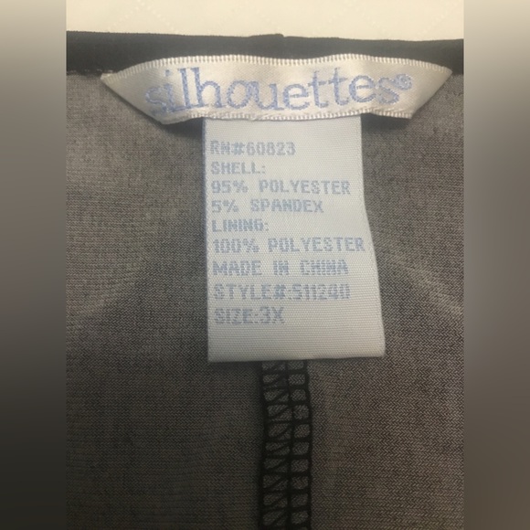 Silhouette Gray and Black Dress - Picture 7 of 15